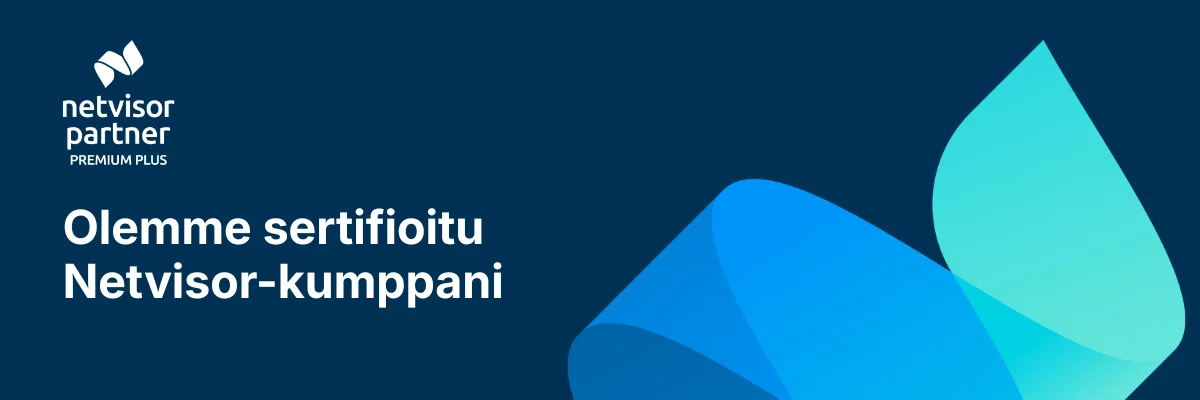 Olemme sertifioitu Netvisor kumppani